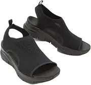 [ZPLxi] 2022 Summer Washable Slingback Orthopedic Slide Sport Sandals,Orthopedic Slide Sport Sandals, Super Comfy Sports Knit Sandals,Men Mesh Soft Sole Casual Women's Shoes
