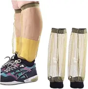 [TOBBOMEY] Mesh Net Pants Pants Feet Protector Netting Pants Foot Cover Net Pants Pants Hiking Pants Green