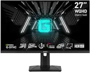 27" MSI G274QPX WQHD 240Hz IPS Gaming Monitor with Height Adjust