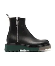 Off-White Zipped Ankle Boots 40 Black
