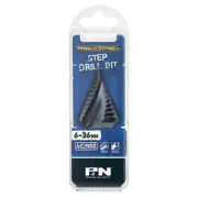 P&N 149060010 Step Drill 6-36mm M2 High Speed Steel