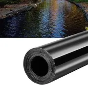 Pond Liner Heavy Duty HDPE Material High Tensile Waterproof Pond Underlay | 7x10m/8x12m/10x15m Pond Film for Outdoor Ponds, Koi Ponds, Garden Fountains, Waterfalls(4x8m(13.1x26.2ft))