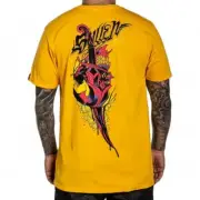 Men's Sullen Art Blaq Sword Skull Dagger Premium Tattoo Biker Tee T-Shirt M-XXL