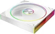 PC Case Fan Star Ring 140mm 14CM Cooling Fan Divine Light Synchronous Lian PWM 650 to 1800RPM Cooling Fan White B