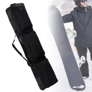 Ski Bag Heavy Duty Zippers and Buckles Black Wheeled Men Women Snowboard Bag