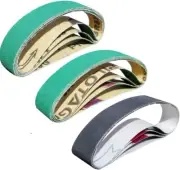 Tockrop 12 PCS 3/4" x 12" Knife Sharpener Sanding Belt Kit for Work Sharp Ken