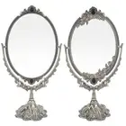 Mirror Make-Up Mirror Cosmetic Mirror Stand Mirror Metal For Home For Gift For