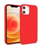 iPhone 12 Pro Max Compatible Case Cover With Premium Liquid Silicone - Red