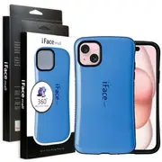 iFace Case For iPhone 15 Plus Slimming Drop Proof Shockproof Hard Silicone Back Cover (Blue)