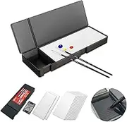 EWIS Wet Palette with Brush Cleaning Station,Portable Paint Palette for Acrylic Paints and Model Paint,Long-Lasting Moisture Locking Painting Pallette,Kids or Arts Crafts Painting Supplies(8.3″‌x2.8″)