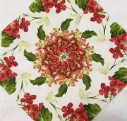 16 9.5" Lexington Hydrangeas #2 * Stack 'n Whack Quilt Blocks Kaleidoscope