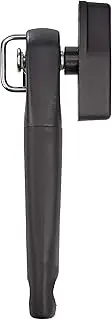 Amazon Basics Safe Cut Can Opener, Black Soft Grip Handle