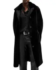 Allsaints Serra Reversible Shearling Coat
