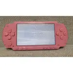 PSP 二手 粉紅主機 有改機 電池膨脹 PSP-1007 2GB 外觀有痕跡