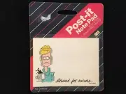 Post It Note Pad 1988 “Stressed for Success” Cartoon Sticky Notes NEW