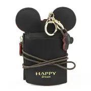Cute Animal Shape Card Holder Wallet Purse Neck Wallet Lanyard Wallet for Women BLACK COLOUR