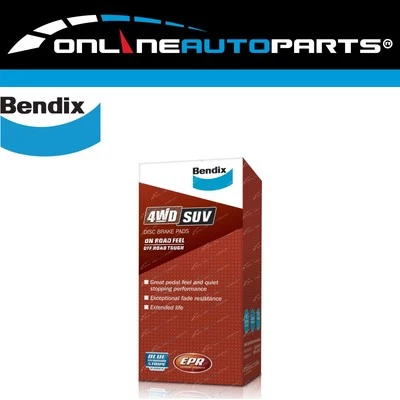Bendix 4WD Front Disc Brake Pad Set for Toyota Kluger MCU28 3.3L 3MZ-FE 2003~07 (for: Toyota)