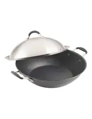 [Circulon] A1 Nonstick Induction Covered Wok 36cm in Grey