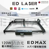 在飛比找蝦皮購物優惠-EDLASER『高速80w/120w商用型』EDMAX『大尺