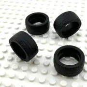 LEGO Vehicle Part - Black - Tires 24 x 12 Low - QTY x4