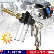 High Pressure Car Foam Gun Wash Washer Lance Soap Spray Bottle Hose Pipe Tool NJ