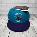 Charlotte Hornets NBA 7 1/8 Wool 59Fifty New Era Hat Fitted Cap Blue New Men