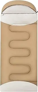 Sleeping Bags for Adults Men Wome Backpacking Sleeping Bag Lightweight Waterproof- Cold Weather Sleeping Bag for Girls Boys Mens for Warm Camping Hiking Outdoor (Color : Khaki, Size : 2000g)