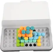 BRIGHTFUFU 1Set Pyramid Beads Educational Intelligence for Portable Brain Teaser Game Enhance Memory Creativity Present for Birthdays and Holidays