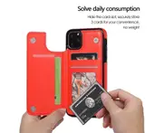 For iPhone 12 Pro Leather Cover Wallet - Brown
