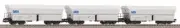 Piko 58254 Expert GATX Side Discharge Hopper Wagon Set (3) VI HO