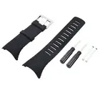 Rubber Watch Band For SUUNTO T1 T1C T4C T4D Smart Watch Black St S4J8