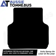 Rubber Ute Mat for Mitsubishi MQ/MR Triton Dual Cab (July 2015 to February 2024)