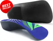 Plantar Fasciitis Insoles, 3/4 Length Arch Support Insoles for Women and Men, Sh