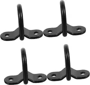 4pcs Pull-tab Buckle Small d Ring Heavy Duty Trailer Truck d Ring d Rings Trailers d Rings D Ring Tie Down Anchor D Ring Anchor Tie Down Anchors D Rings for Trailers