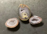 Chinese Agate - 3x Premium Polished Chinese Geode Agates