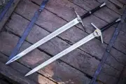 Pair of Witcher Sword - Swords of Geralt of Rivia - Great Sword and Feline Sword