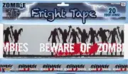 Zombie Warning Tape Caution Haunted House Carnival Halloween Party Decoration