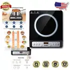 COMFEE 1800W Portable Induction Cooktop with 8 Power Settings - Safe & Efficient