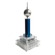 Bluetooth Version Music Tesla Coil Plasma Speaker (US Plug) Blue And White