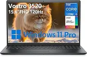 [DELL] Vostro 3520 3000 15 15.6" FHD 120Hz Business Laptop Computer, 12th Gen Intel 10-Core i5-1235U (Beat i7-1195G7), 16GB DDR4 RAM, 256GB PCIe SSD, 802.11ac WiFi, Bluetooth, Black, Windows 11 Pro