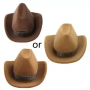 for Creative Cowboy Hat Shape Rings Box Jewellery Display Storage for Case