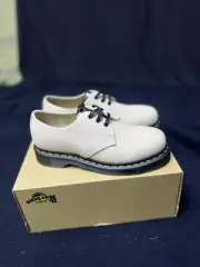 Size-7 Us Women Dr Martens 1461 Natural Canvas Tan Warm Sand Oxford hoes