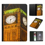 PASSPORT ITINERARY ORGANIZER|RETRO LONDON BIG BEN CLOCK TOWER