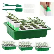 Seed Starter Tray with Soft Silicone Cells, 80 Cells Seedling Trays Seed