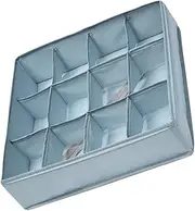 Cabilock Clothes Drawer Organizers 12 Cell Sock Box Underwear Storage Wardrobe Storage Sock Container
