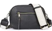 [Ever Bloom] Women's Shoulder Bag with Wide Fashionable Removable Bag Strap, Small Handbag Cross Bag for Hanging with Double Compartment Design in Summer Colours