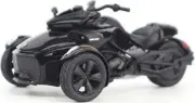 Can-Am Spyder F3 Steel Black Metallic 1:32 Scale Model by Diecast Masters 60018