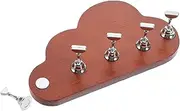 VINTORKY Manicure Practice Base False Nails Fake Nails Nail Holder Stand Fake Nail Holder Nail Display Rack Nail Art Stand Manicure Practice Stand Fingernail Painting Stand Wooden Brown
