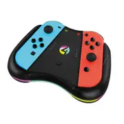 4Gamers Nintendo Switch Light Up LED RGB Joy-Con Play & Charge Comfort Controller