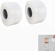 1.57 * 1312ft Heavy Duty Stretch Wrap, Stretch Film for Bottles Jars Seals Cans, Bottle Sealer Mini Shrink Wrap Roll, for Garden Grafting Plant Tape Packing Supplies